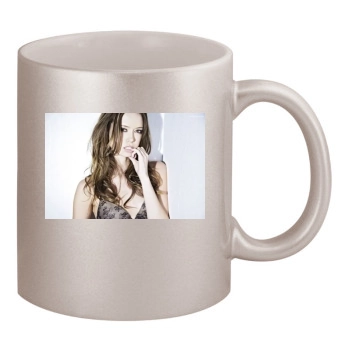 Summer Glau 11oz Metallic Silver Mug