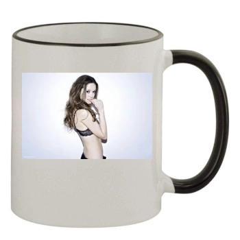 Summer Glau 11oz Colored Rim & Handle Mug