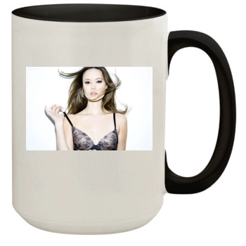 Summer Glau 15oz Colored Inner & Handle Mug