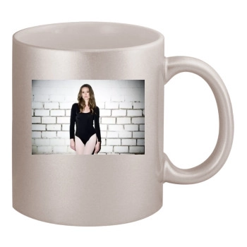 Summer Glau 11oz Metallic Silver Mug