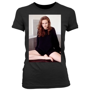 Heather Graham Women's Junior Cut Crewneck T-Shirt