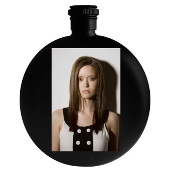 Summer Glau Round Flask