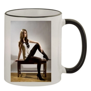 Summer Glau 11oz Colored Rim & Handle Mug