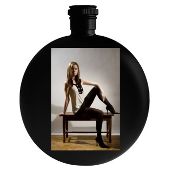 Summer Glau Round Flask