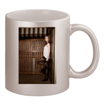 Summer Glau 11oz Metallic Silver Mug