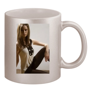 Summer Glau 11oz Metallic Silver Mug