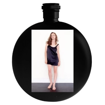 Heather Graham Round Flask