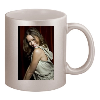 Summer Glau 11oz Metallic Silver Mug