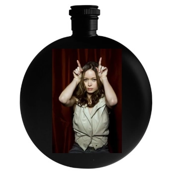 Summer Glau Round Flask