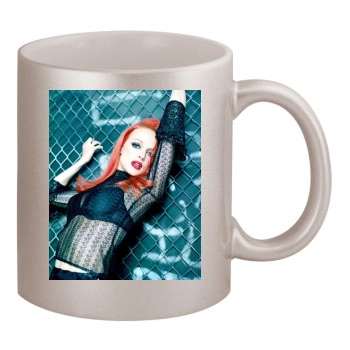 Heather Graham 11oz Metallic Silver Mug