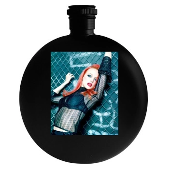 Heather Graham Round Flask