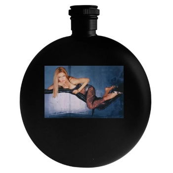 Heather Graham Round Flask