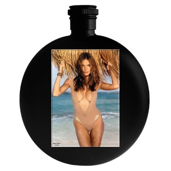 Heidi Klum Round Flask