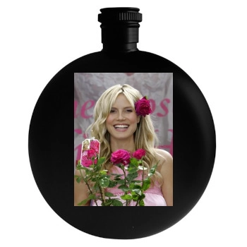 Heidi Klum Round Flask