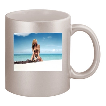 Heidi Klum 11oz Metallic Silver Mug