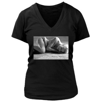 Heidi Klum Women's Deep V-Neck TShirt