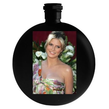 Heidi Klum Round Flask