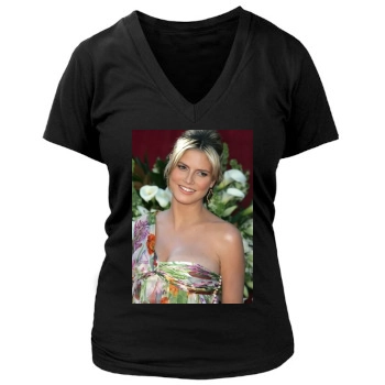 Heidi Klum Women's Deep V-Neck TShirt