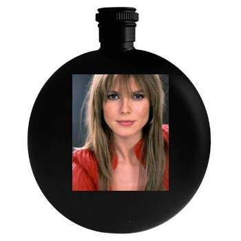 Heidi Klum Round Flask