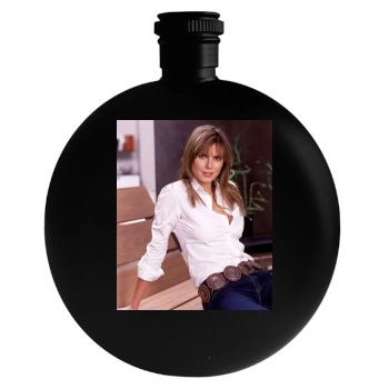 Heidi Klum Round Flask