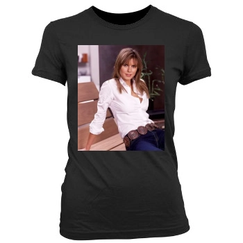 Heidi Klum Women's Junior Cut Crewneck T-Shirt