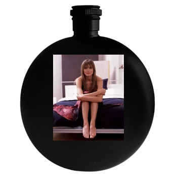 Heidi Klum Round Flask