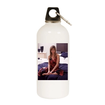 Heidi Klum White Water Bottle With Carabiner