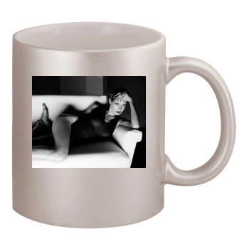 Heidi Klum 11oz Metallic Silver Mug