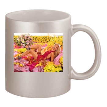 Heidi Klum 11oz Metallic Silver Mug