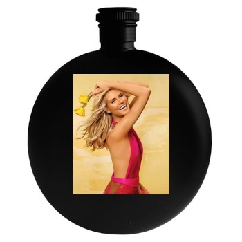 Heidi Klum Round Flask