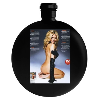 Heidi Klum Round Flask