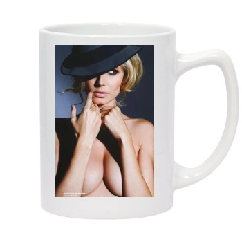 Heidi Klum 14oz White Statesman Mug