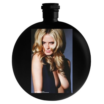 Heidi Klum Round Flask