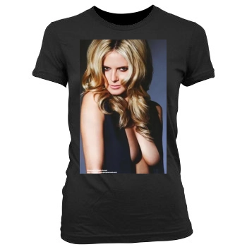 Heidi Klum Women's Junior Cut Crewneck T-Shirt