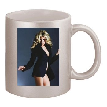 Heidi Klum 11oz Metallic Silver Mug