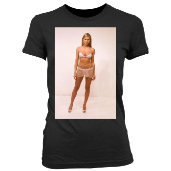 Heidi Klum Women's Junior Cut Crewneck T-Shirt