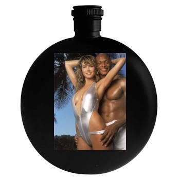 Heidi Klum Round Flask