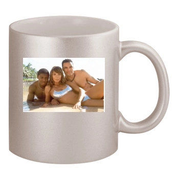 Heidi Klum 11oz Metallic Silver Mug