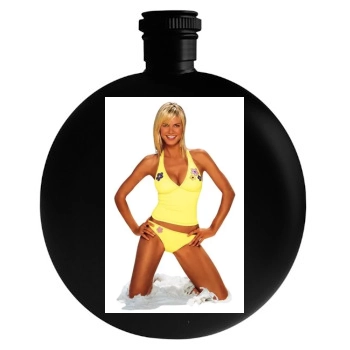 Heidi Klum Round Flask