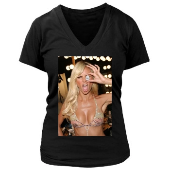 Heidi Klum Women's Deep V-Neck TShirt