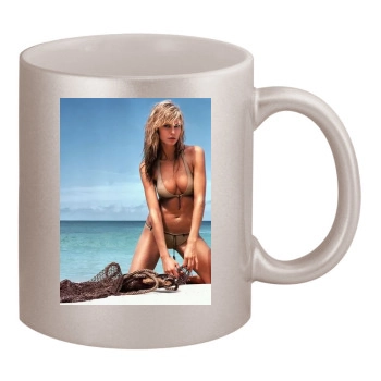 Heidi Klum 11oz Metallic Silver Mug