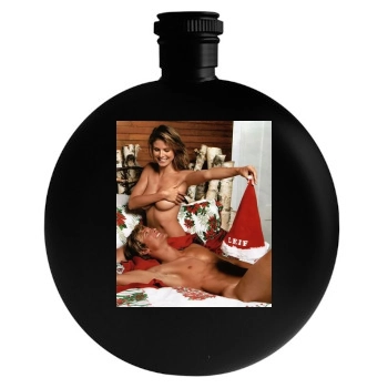 Heidi Klum Round Flask