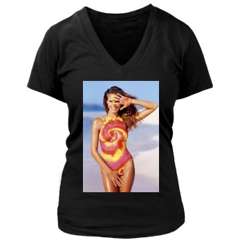 Heidi Klum Women's Deep V-Neck TShirt