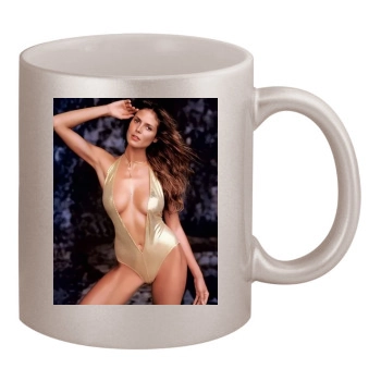 Heidi Klum 11oz Metallic Silver Mug