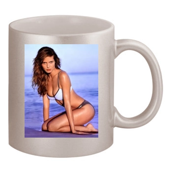 Heidi Klum 11oz Metallic Silver Mug