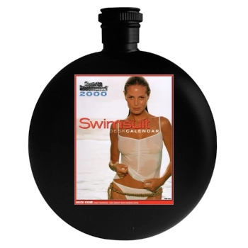 Heidi Klum Round Flask