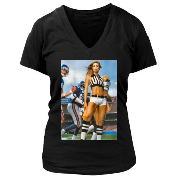 Heidi Klum Women's Deep V-Neck TShirt