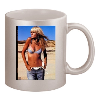 Heidi Klum 11oz Metallic Silver Mug