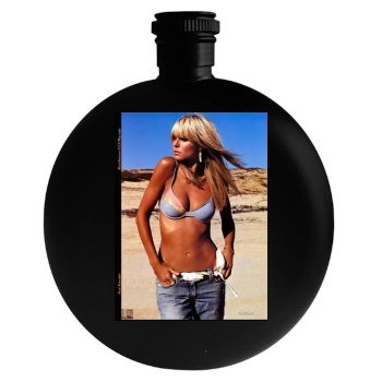 Heidi Klum Round Flask