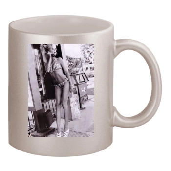 Heidi Klum 11oz Metallic Silver Mug